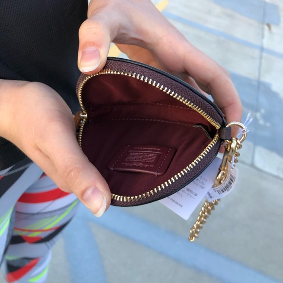 🎁Coach Round Coin Case With Sagittarius - Picture 3 of 3